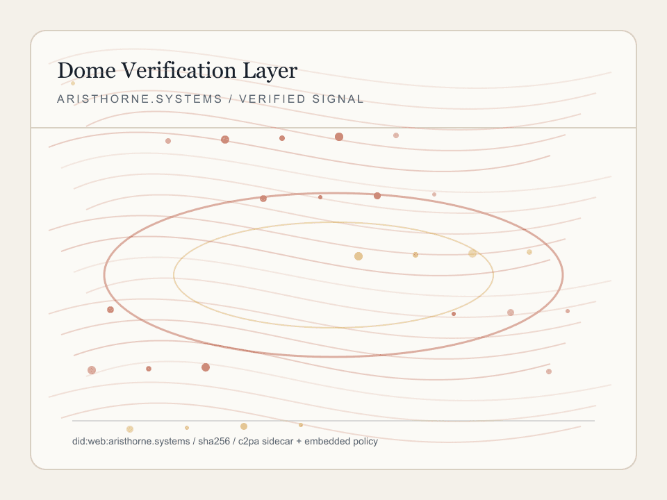 Ticket ledger and dome verification visual