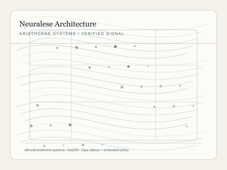 Neuralese architecture diagram rendered as a research interface